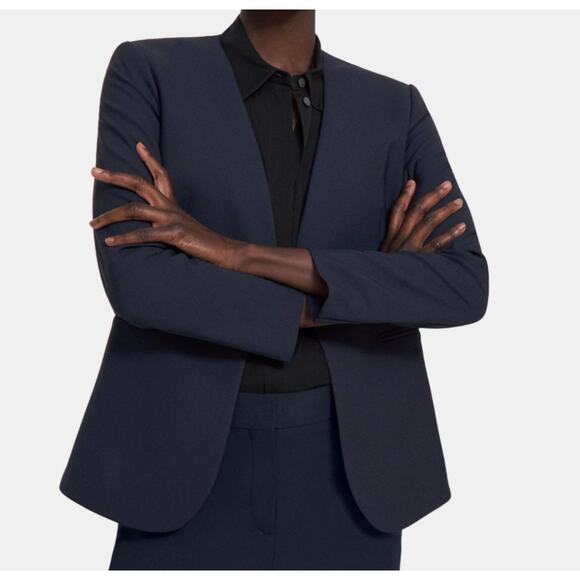 Theory- women’s open front wool blazer-Sz 6 - Picture 1 of 8